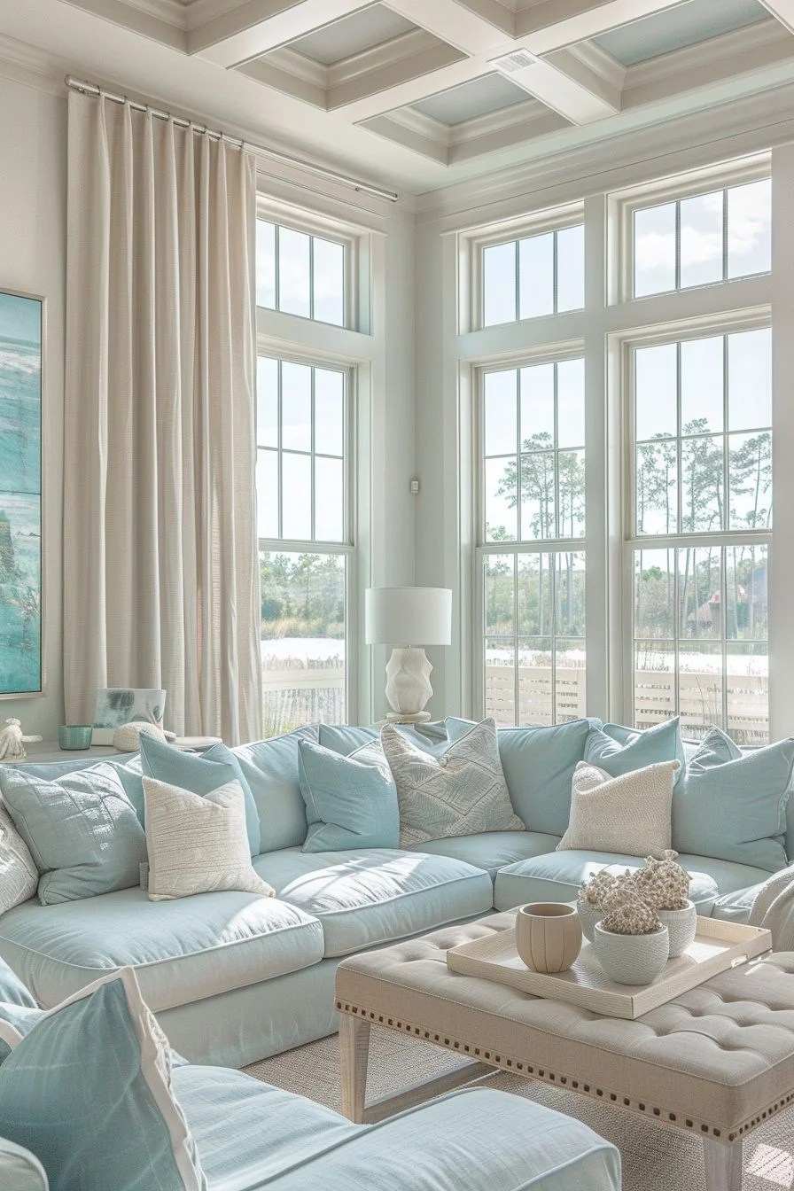 29 Coastal Living Room Ideas To Transform Your Space Into A Seaside