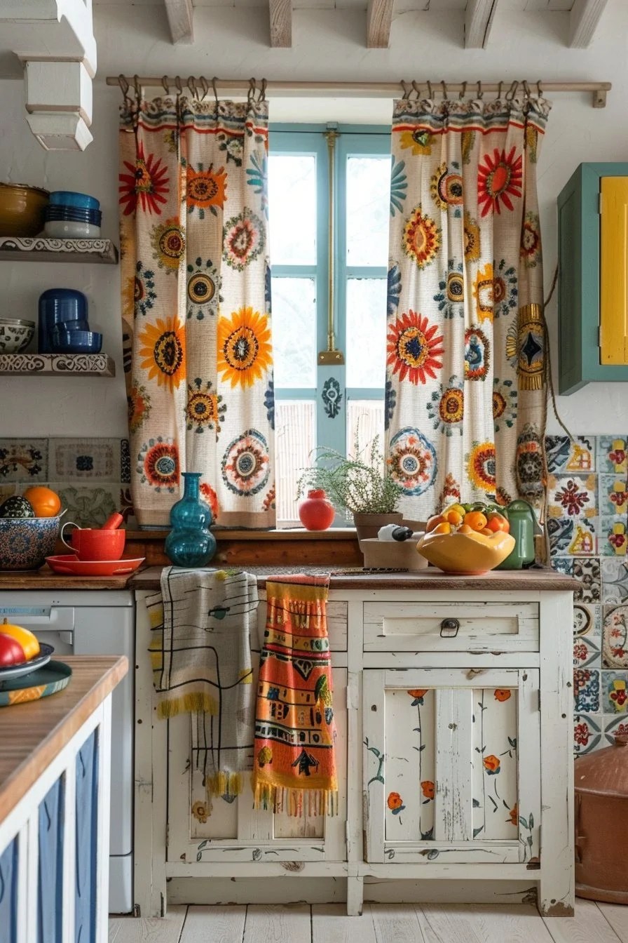 29 Boho Kitchen Curtains To Transform Your Kitchen Learn California