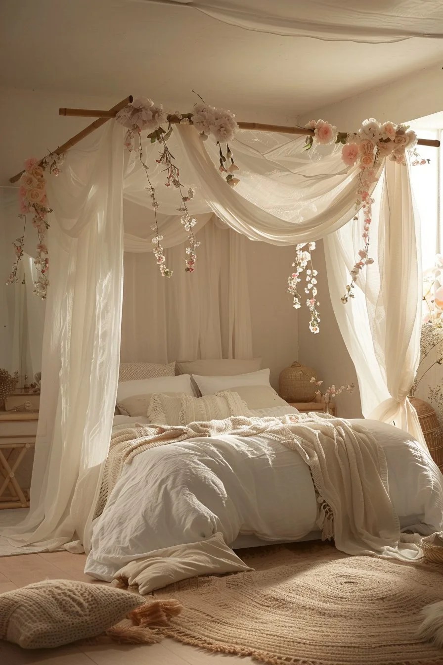 29 Beachy Boho Bedroom Ideas To Infuse Your Space With Coastal Charm
