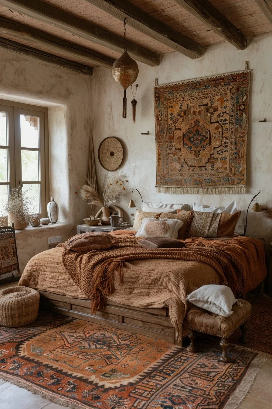29 Rustic Boho Style Bedrooms Learn California