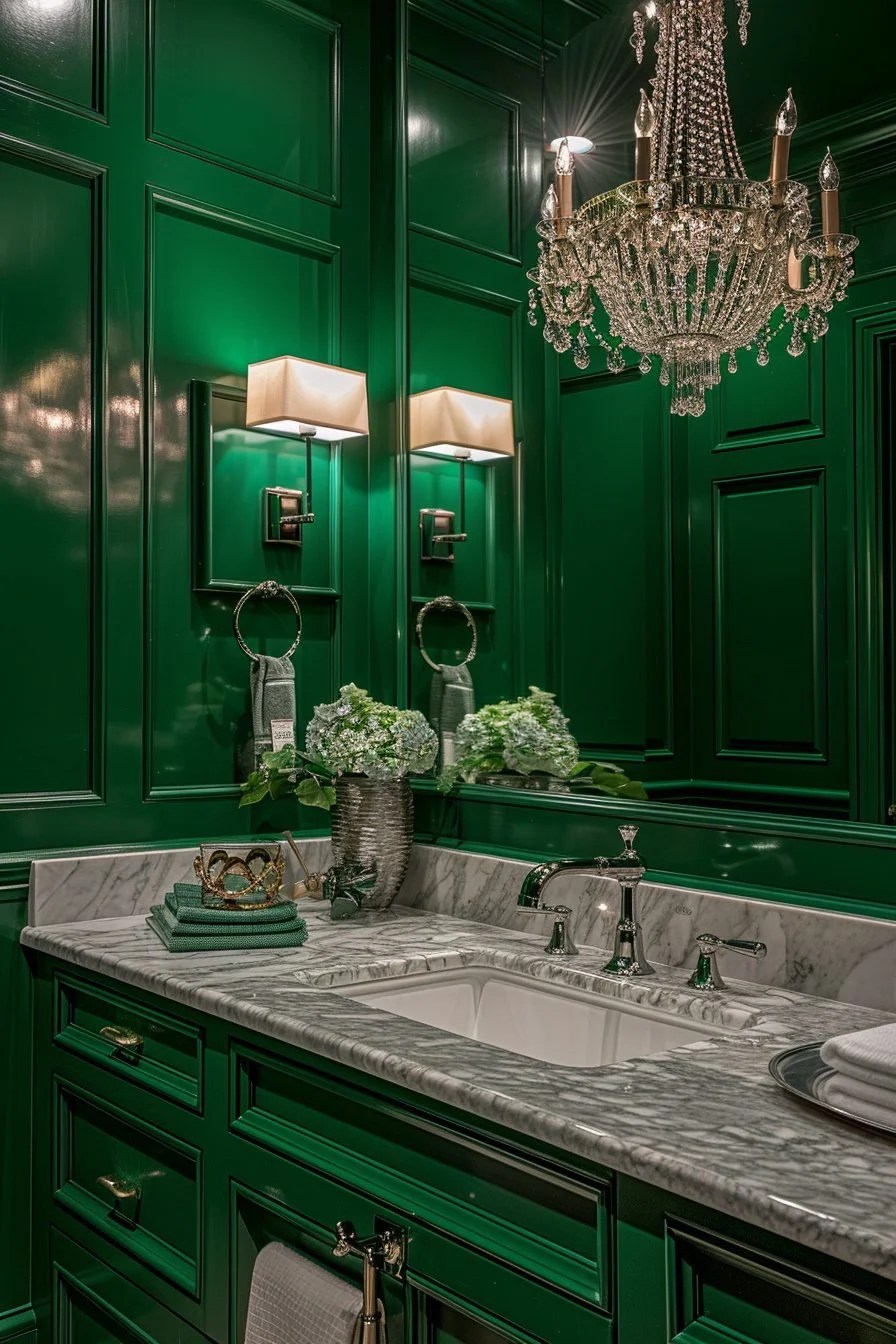 29 Green Bathroom Decor Ideas To Transform Your Space With Earthy