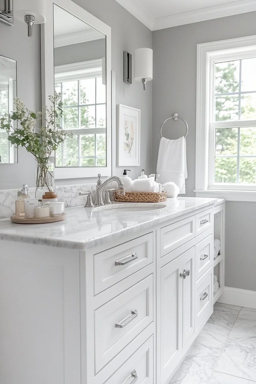 29 Grey Bathroom Decor Ideas For A Modern And Chic Space Learn California