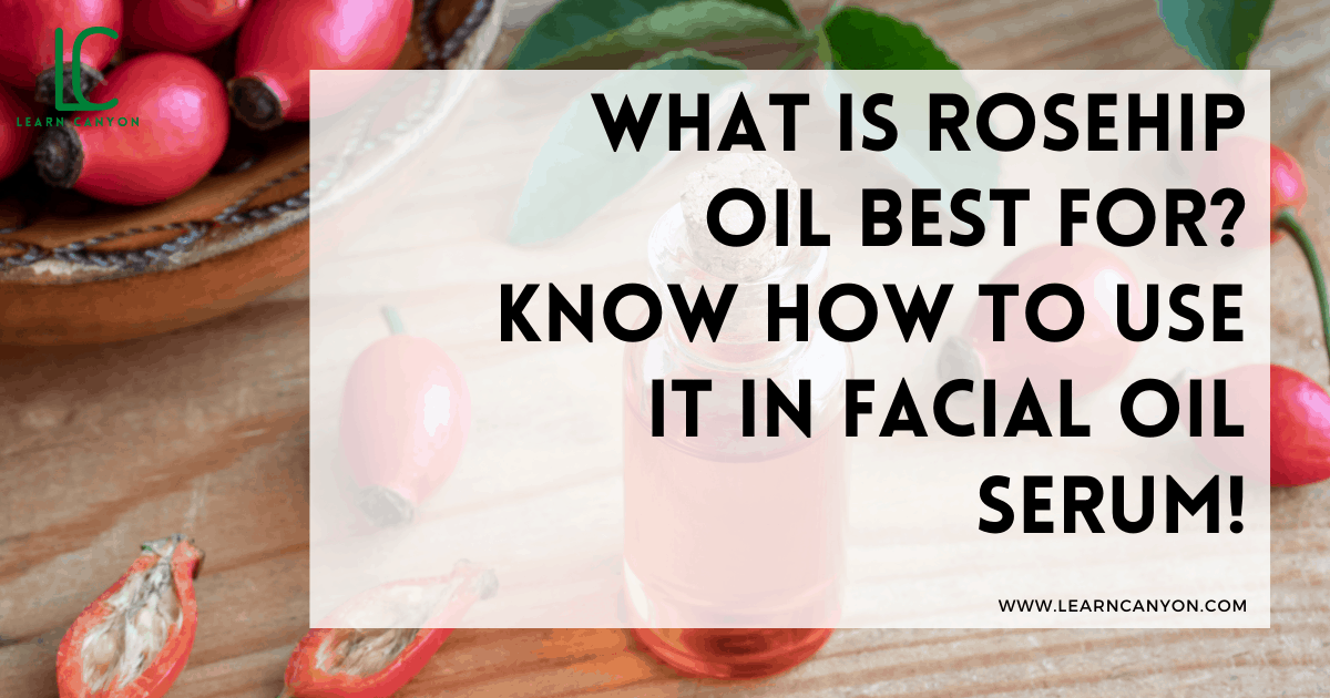 What Is Rosehip Oil Best For? Know How To Use It In Facial Oil Serum!
