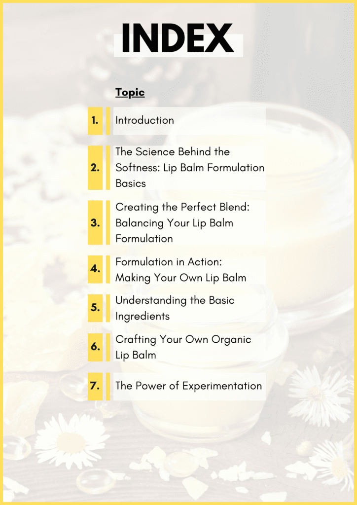 Ultimate Guide To Lip Balm Formula Learn Canyon