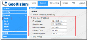 Geovision default IP address - Learn CCTV.com