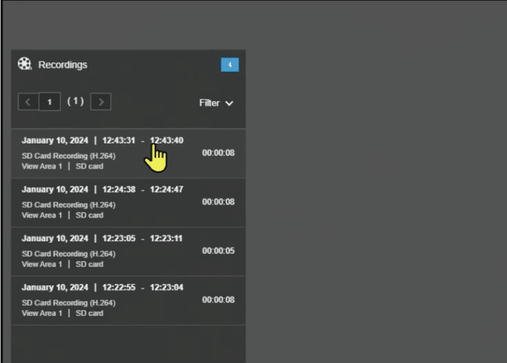 Export Video From Axis Camera SD card Learn