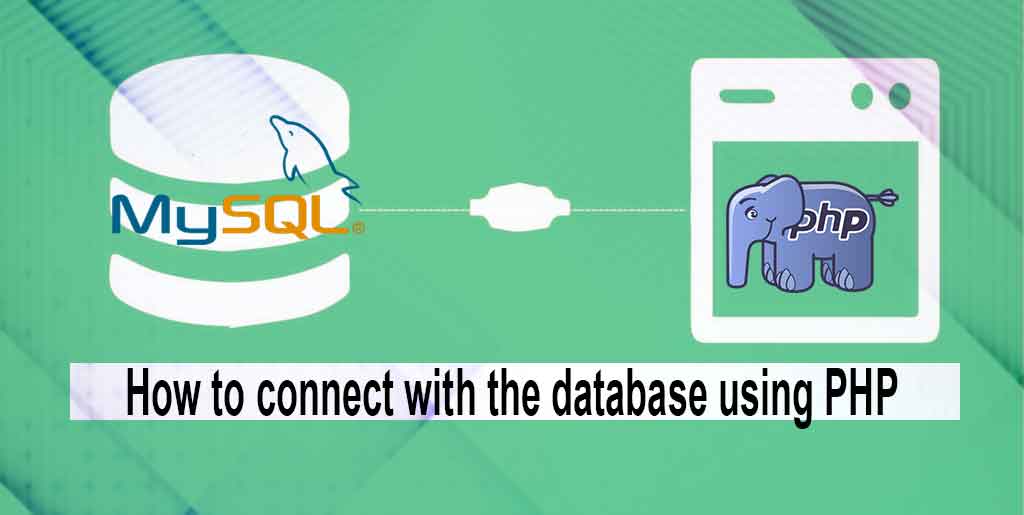 How to connect with the database using PHP