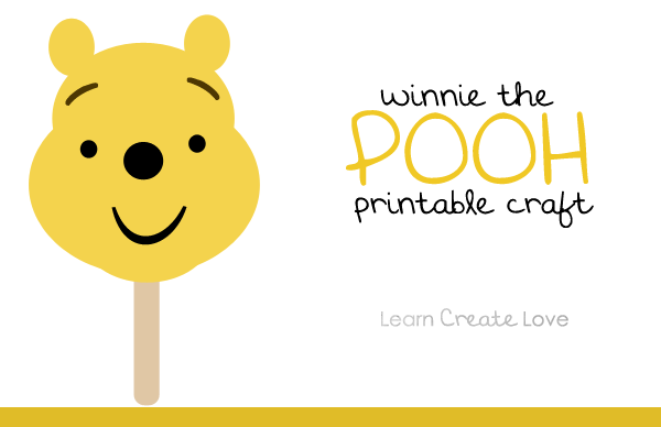 Winnie the Pooh Printable Craft