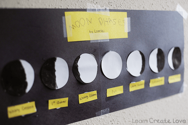 Printable Moon Phase Craft/Activity