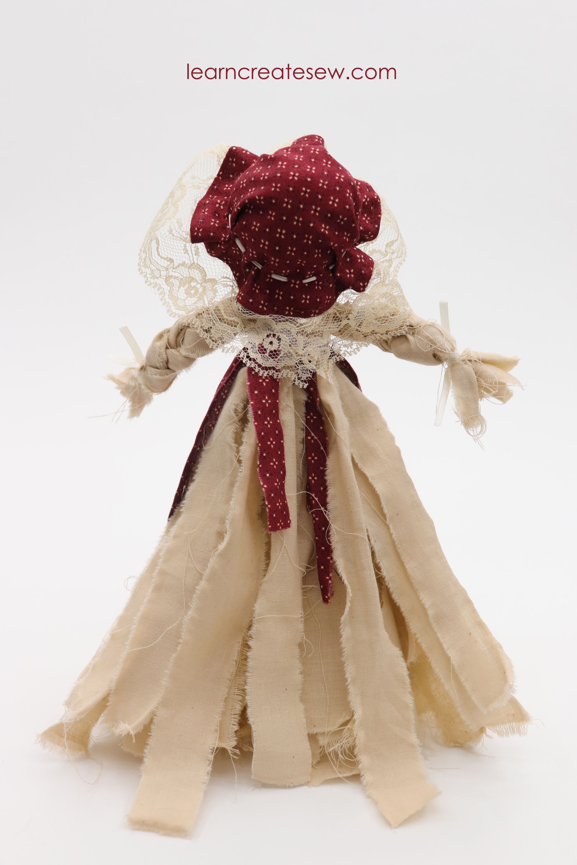 OldFashioned Rag Doll learncreatesew