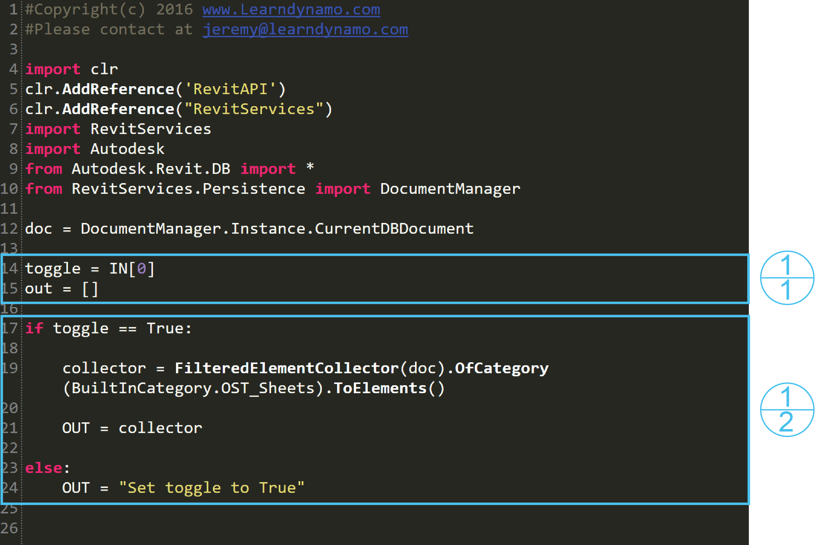 Module 8 Hide Marker by Sheet | Learn Dynamo