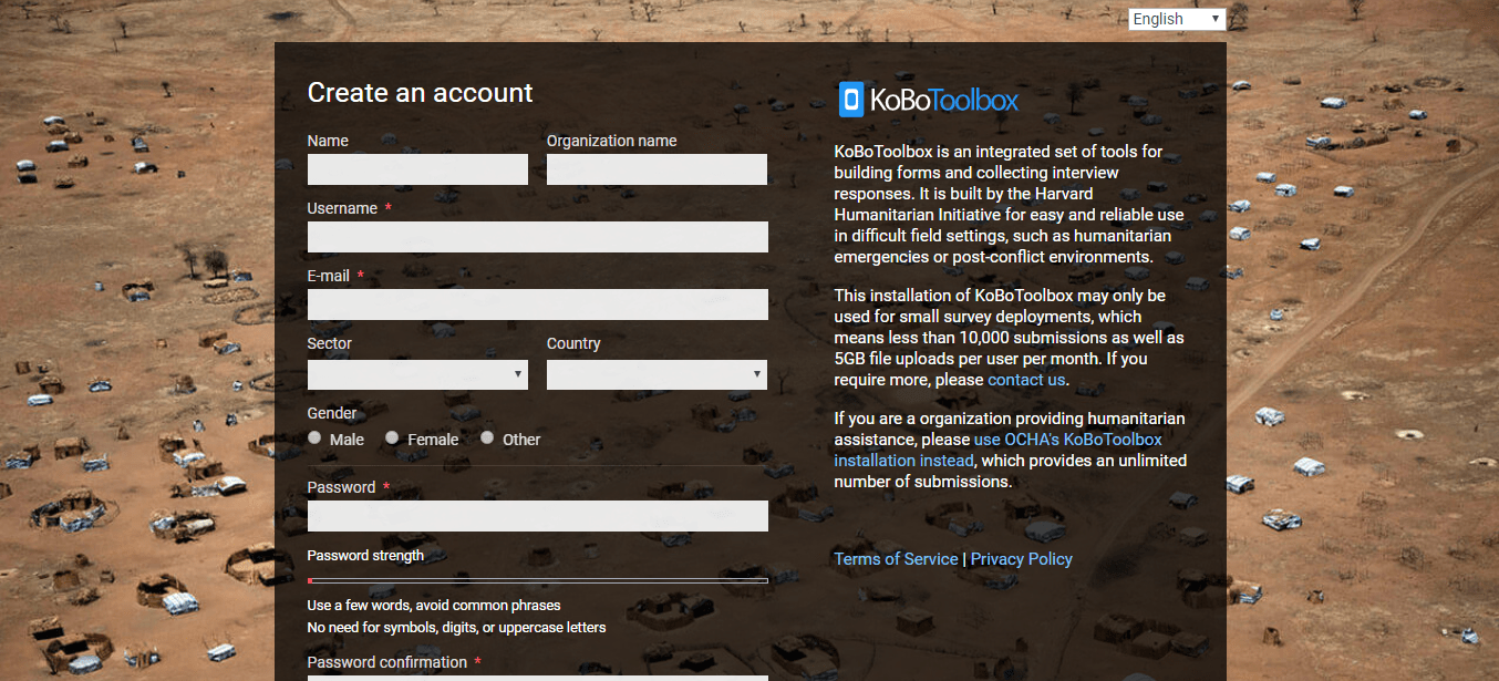 KoBo data collection using KoBoCollect with the help of KoBoToolbox