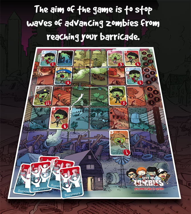City of Zombies Board Game Giveaway LearnerMother