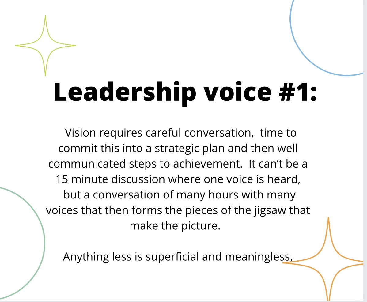 My leadership voice. learnfailgrow