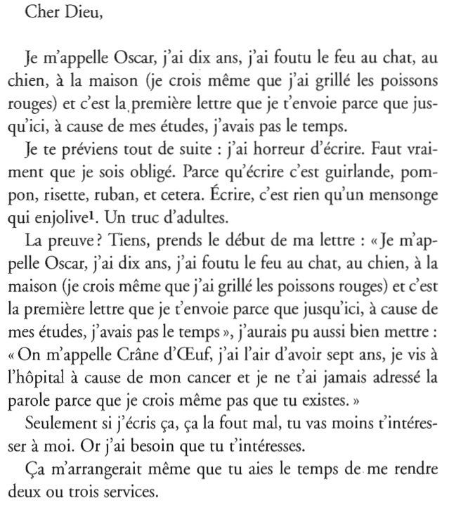 Oscar et la Dame rose French with Manon