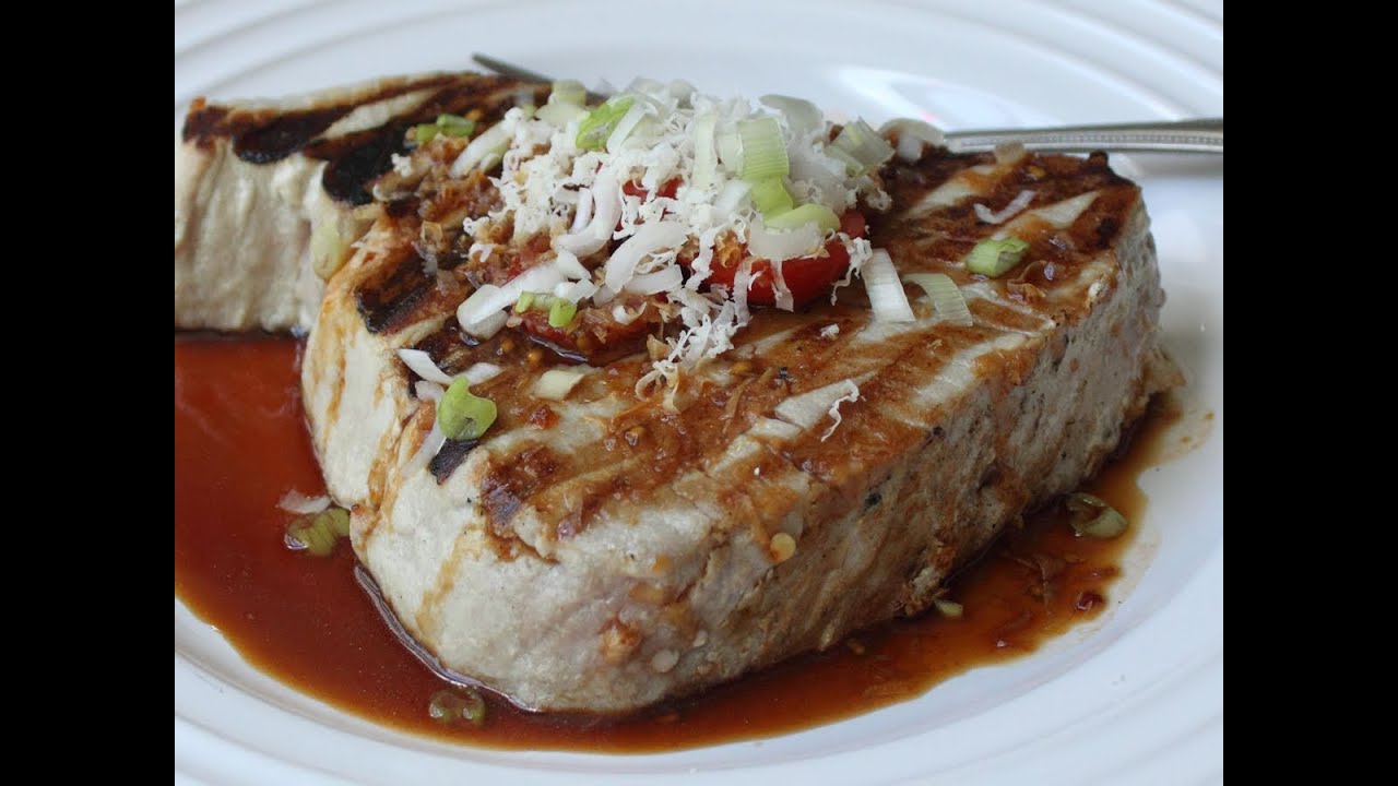 Grilled Tuna with Fresh Horseradish Soy Sauce Recipe Tuna with Grated