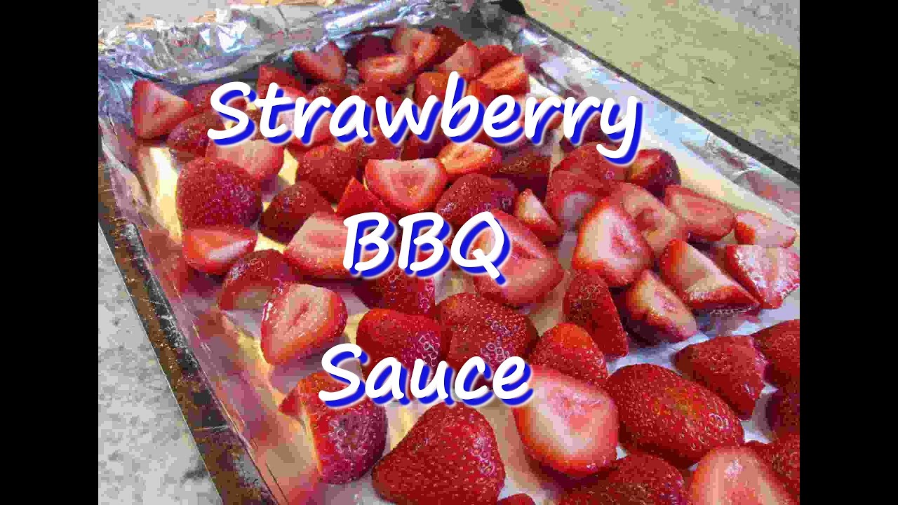 4th of July STRAWBERRY BBQ Marinade Grilling Barbecue Sauce Recipe
