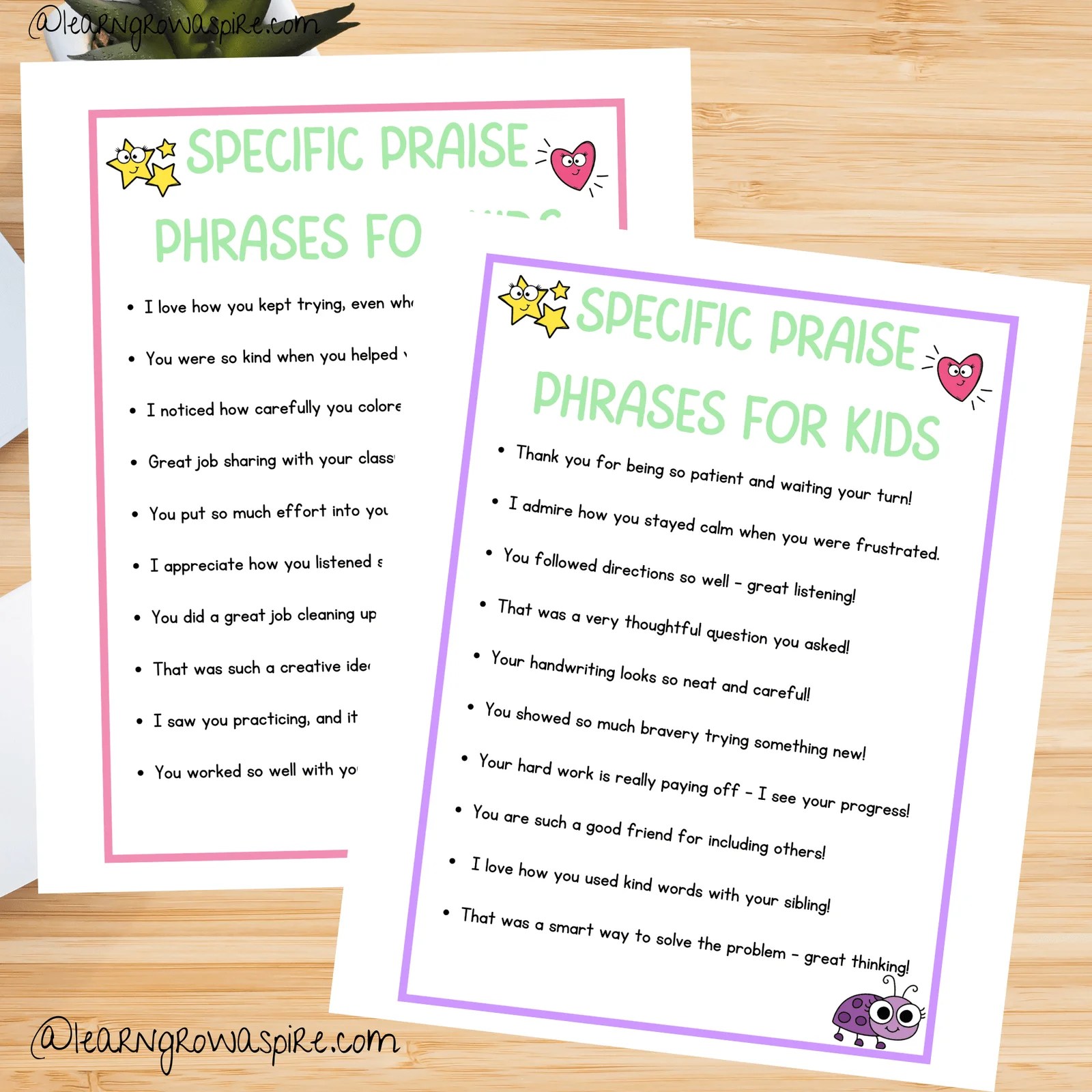 The Power Of Specific Praise For Kids Learn Grow Aspire