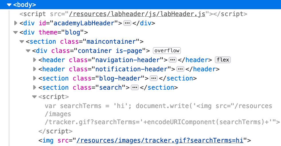 PortSwigger's "Reflected XSS into a JavaScript string with angle