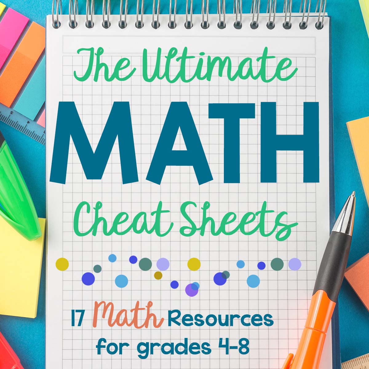 Math Cheat Sheet Free Homeschool Math Resource for Grades 48