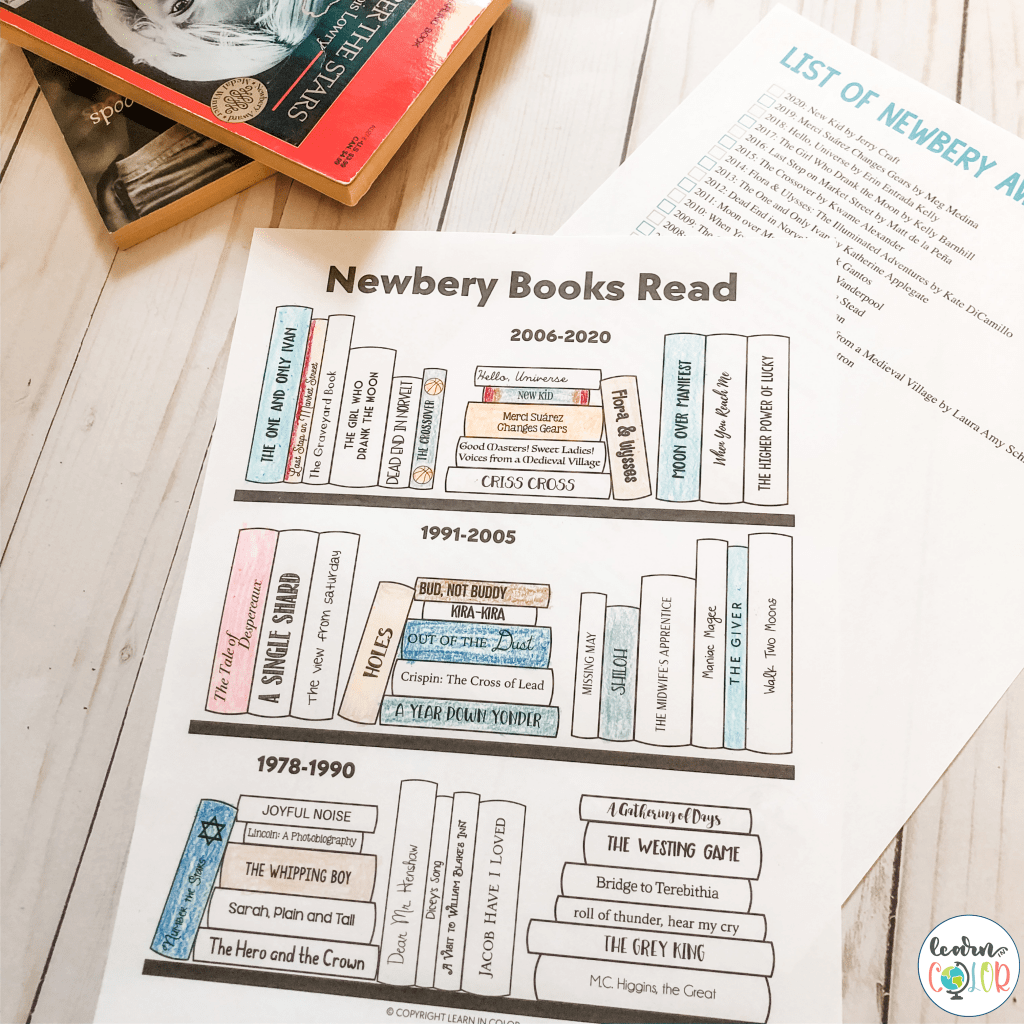 My Favorite Newbery Winners + Free Printable List