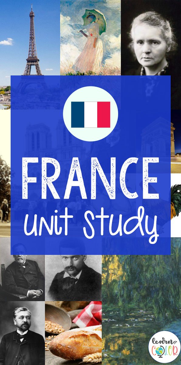 France Unit Study for Kids Free Homeschool Unit Study
