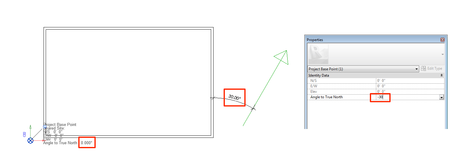 Setting up True North for a Project LEARNING REVIT