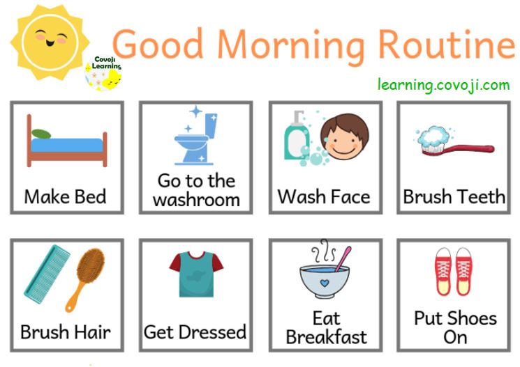 How to start a day fresh with your child? Covoji Learning