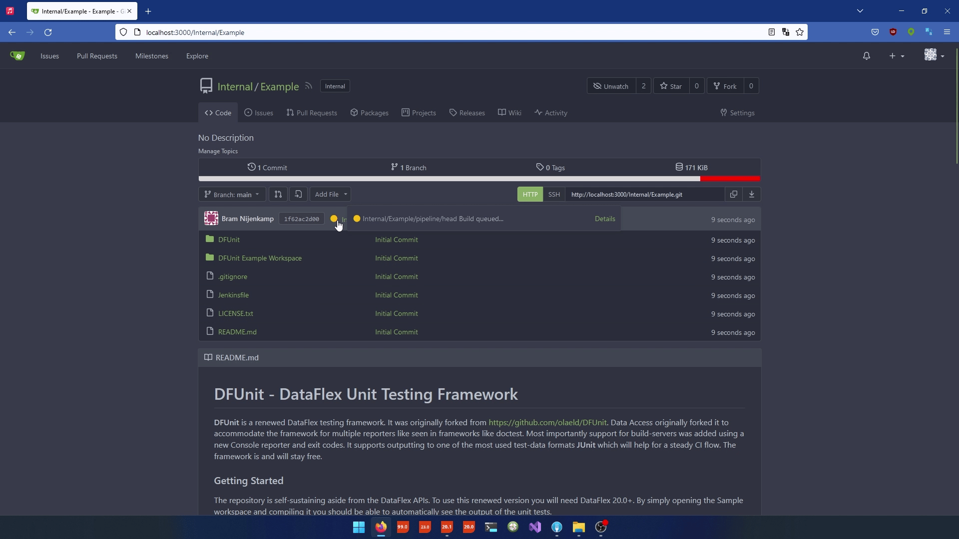 DFLC Lesson Building our own CI capable project and Conclusion