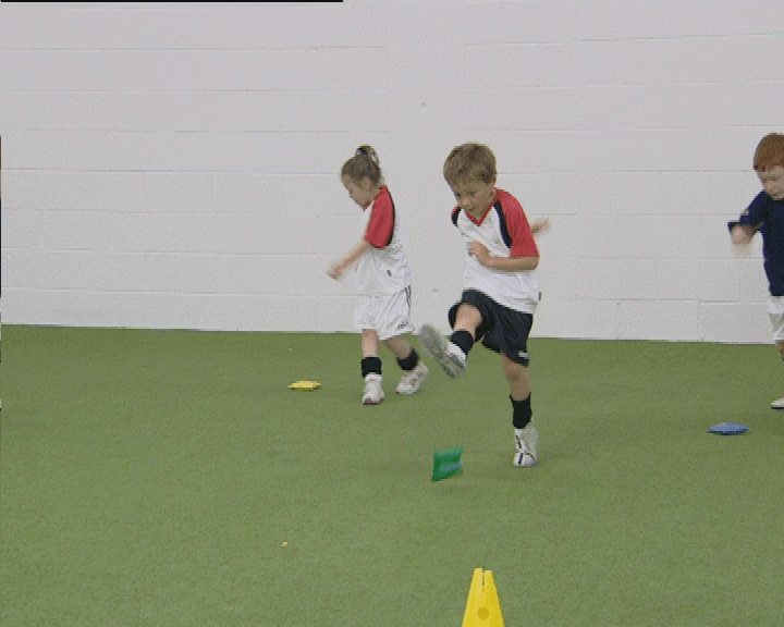 Kicking Bean Bag Dribble & Kick Tobar