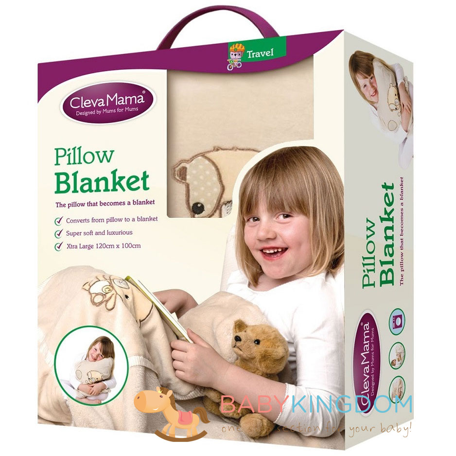 ClevaMama Pillow Blanket Learning And Sensory