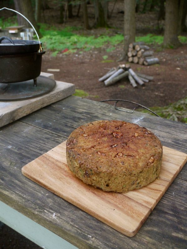Dutch Oven Cooking Zucchini Bread