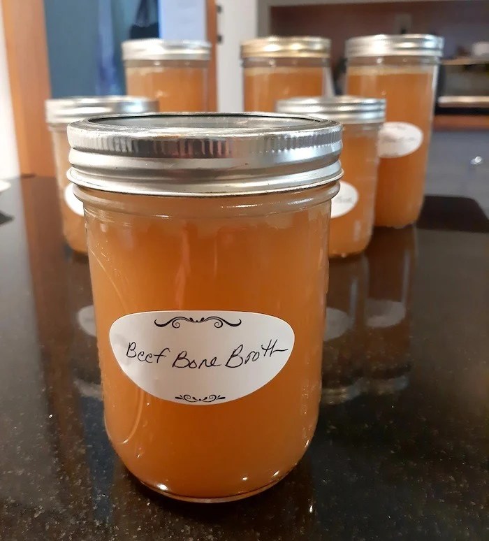 How to Make Beef Bone Broth with Roasted Bones