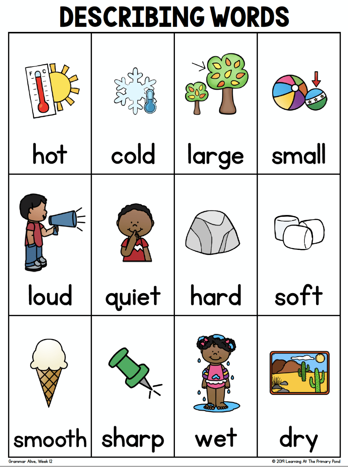 5 Fun Activities for Teaching Adjectives in the Primary Grades