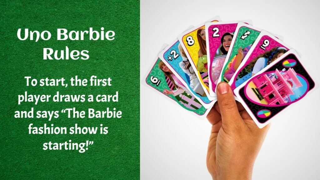Uno Barbie Rules And Cards