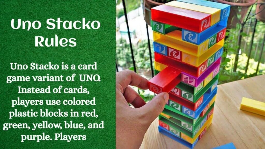 Uno Stacko Rules And Cards