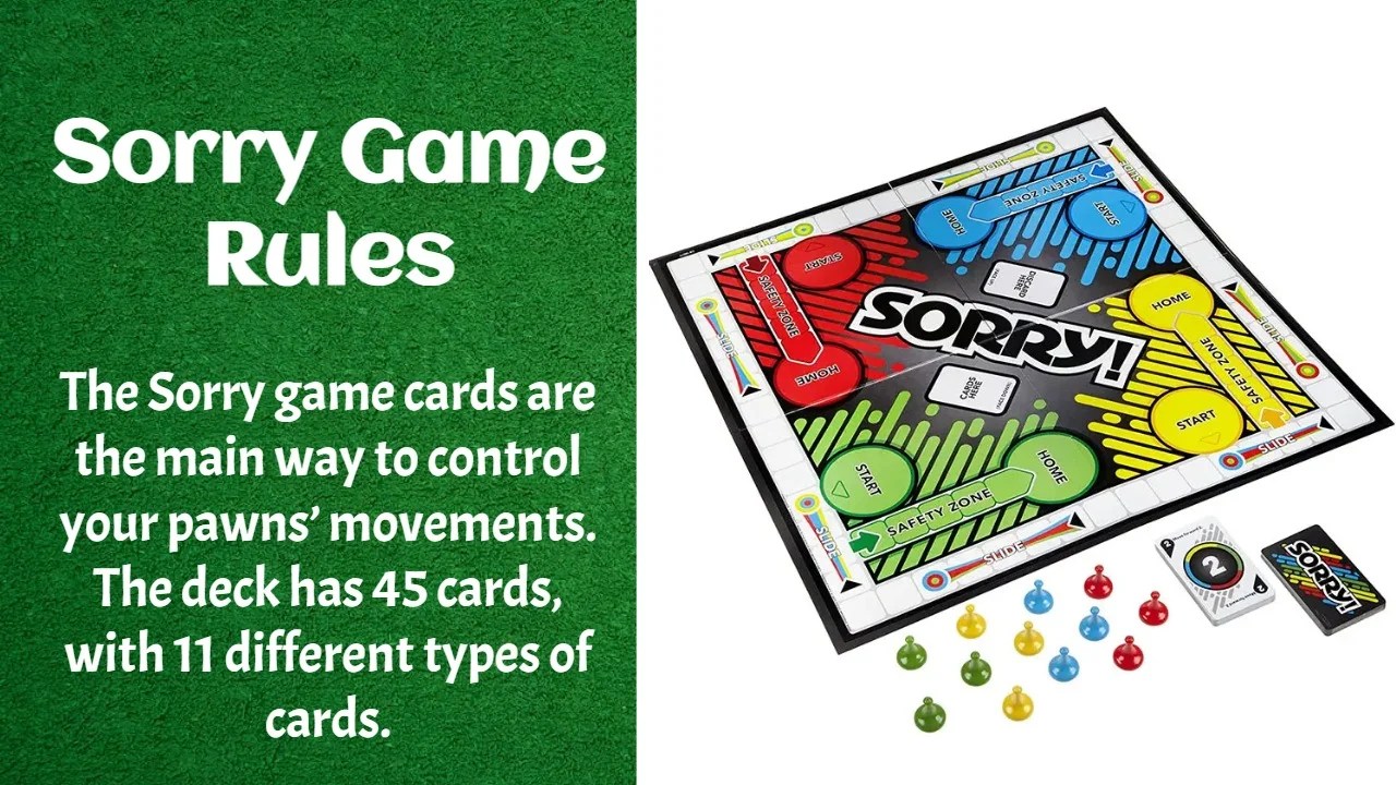 Sorry Game Rules And Cards Learning Board Games
