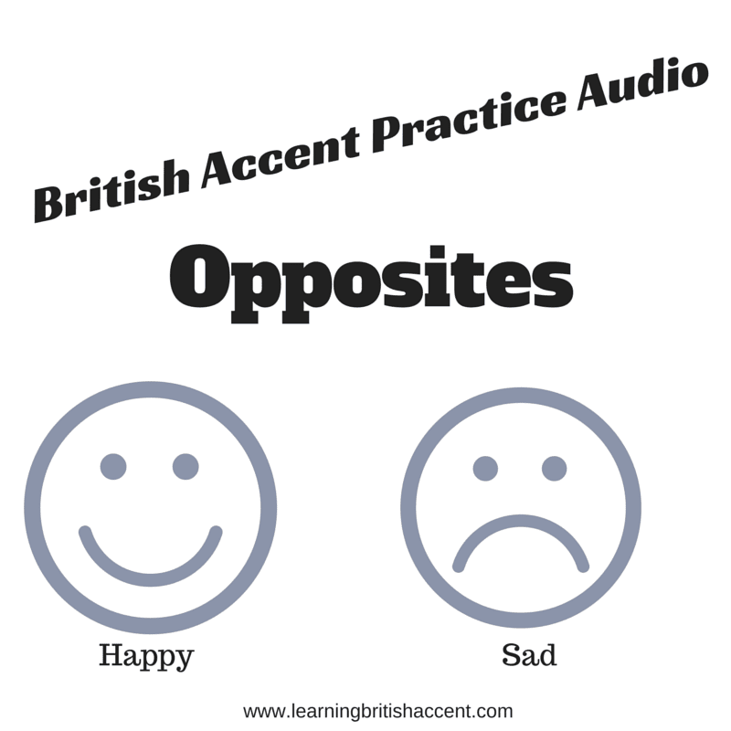 Improve Your Accent and Develop Your Vocab Opposites Adjectives Vocab