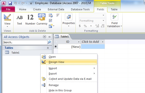 What is MS Access - How to create Access database? | IT Computer