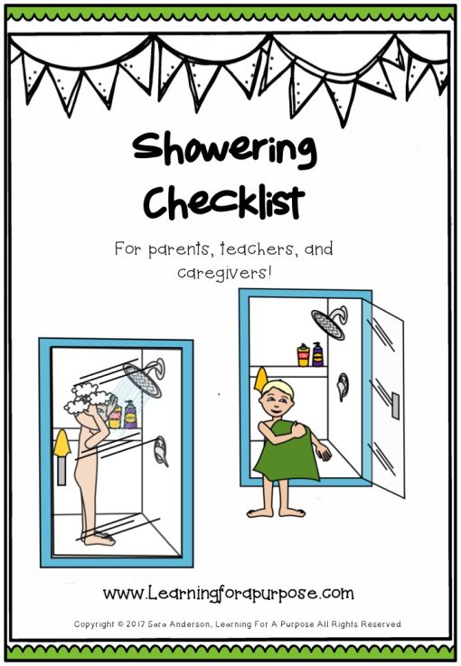 Showering Checklist Learning For A Purpose