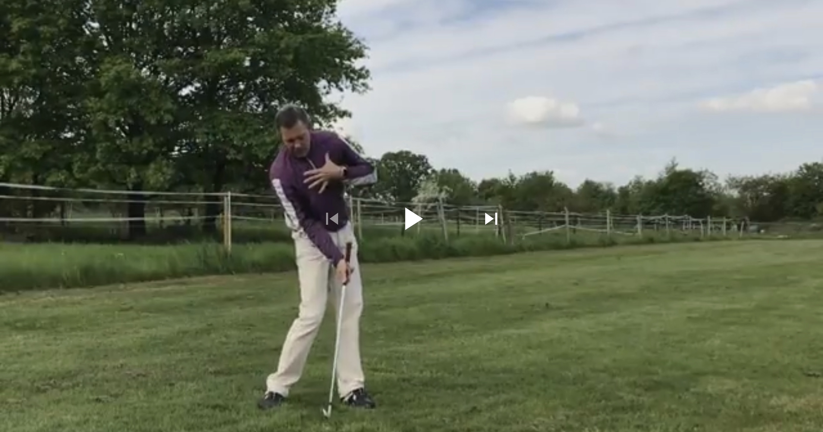 Most back friendly golf method. Go easy on your back play Setup 4