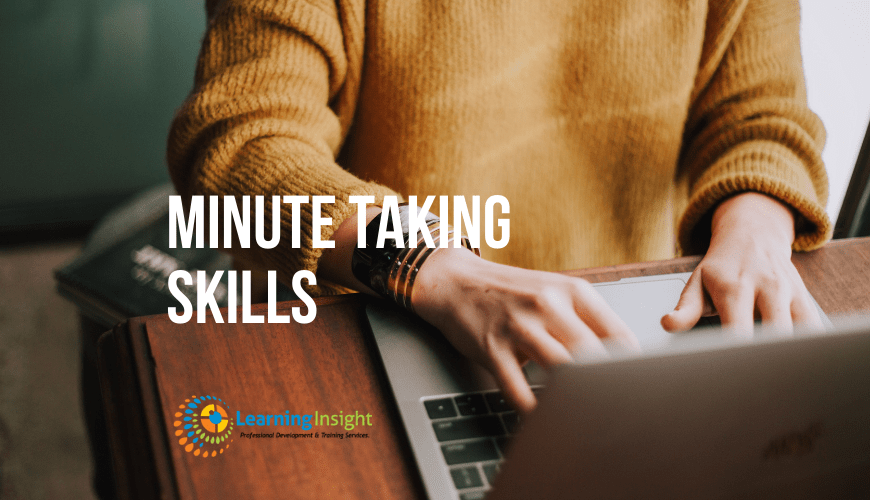 Take a Minute! Minute Taking Skills Learning Insight
