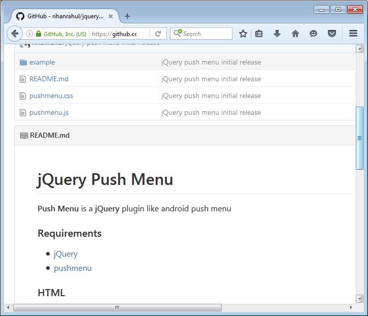 13 jQuery Push Menu Plugins Learning jQuery