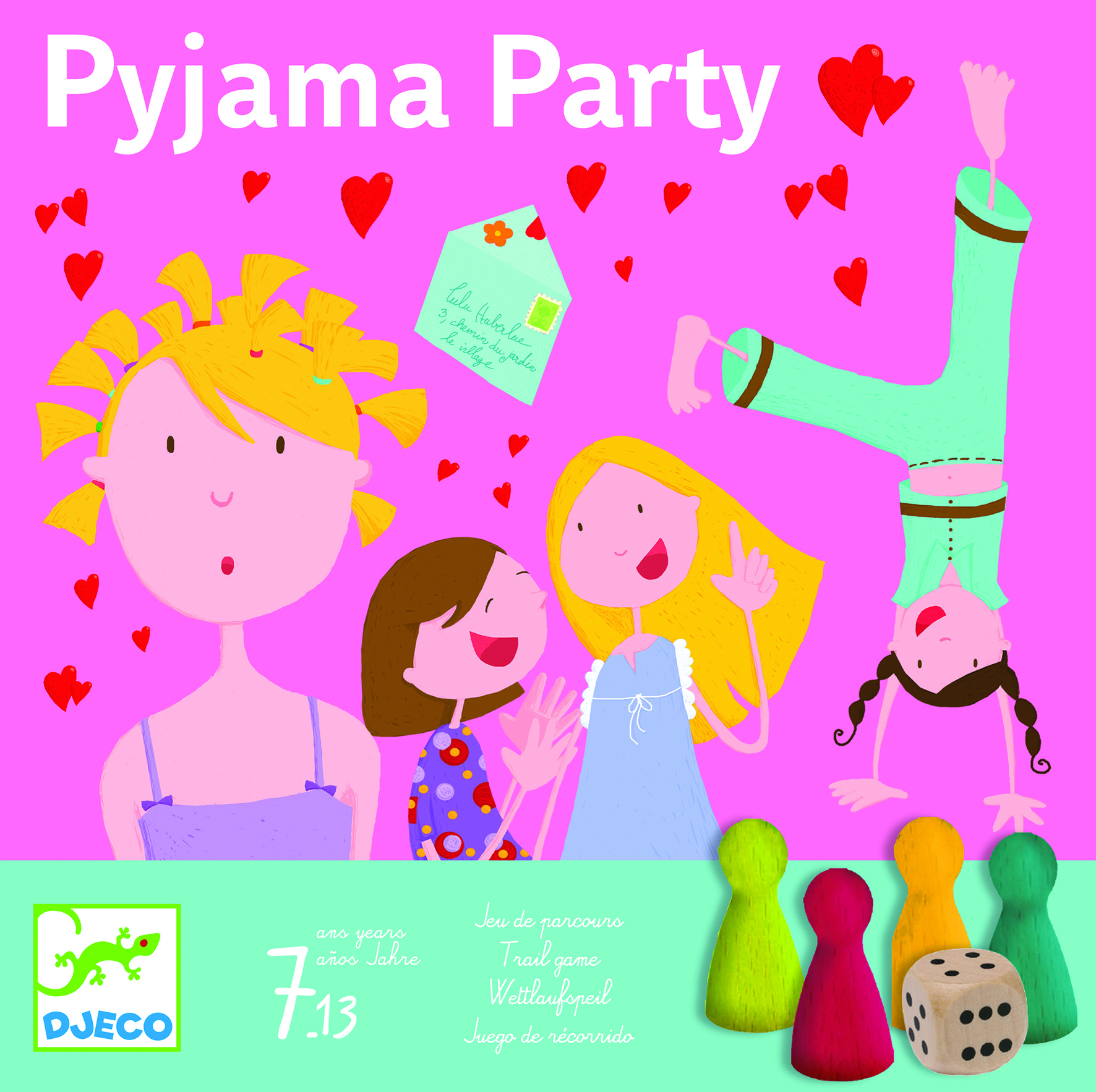 Pyjama Party Board Game by Djeco The Learning Lab