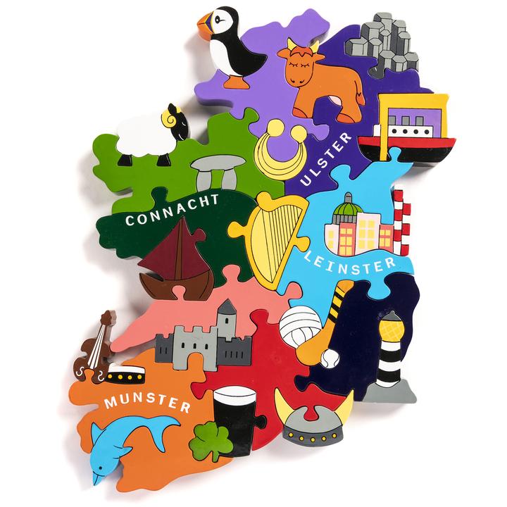Ireland Icons Jigsaw by Alphabet Jigsaws The Learning Lab