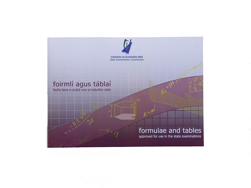 Maths Formulae & Tables Log Book The Learning Lab