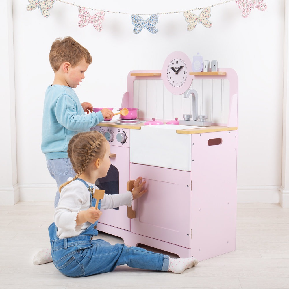 Tidlo Pink Play Kitchen The Learning Lab