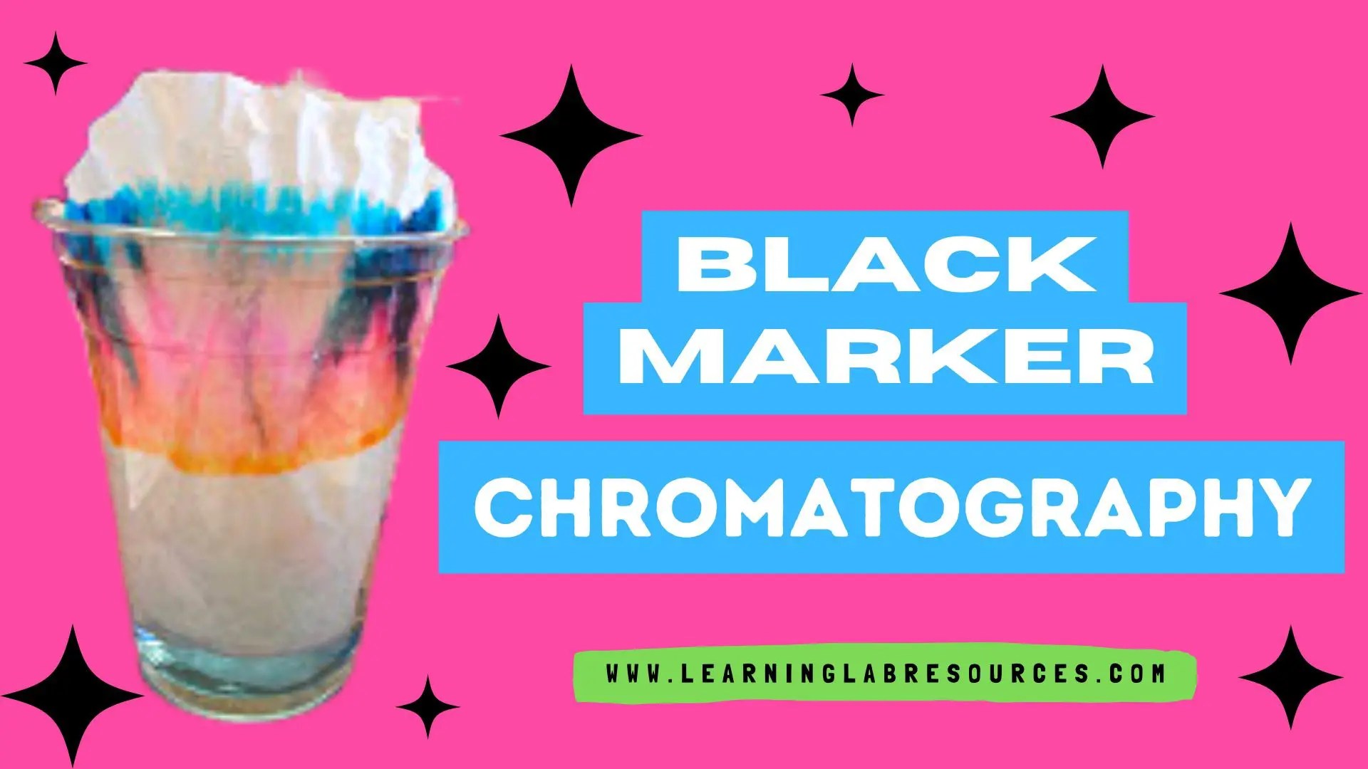 Black Marker Chromatography Science Lab Learning Lab Resources
