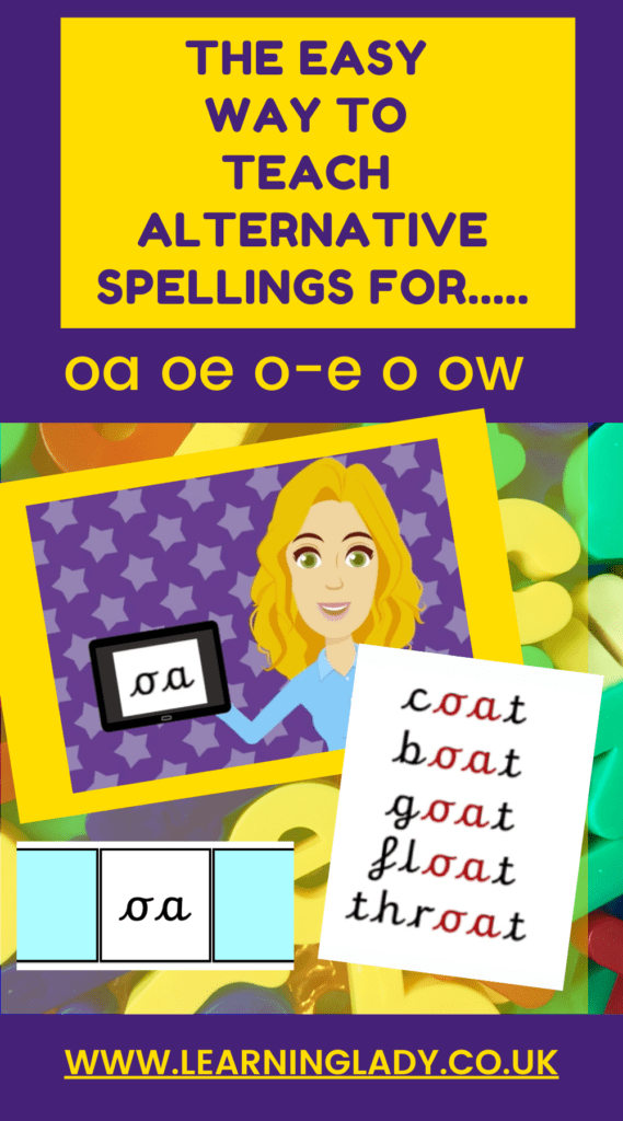 Easy ways to introduce OE alternative spellings to kids