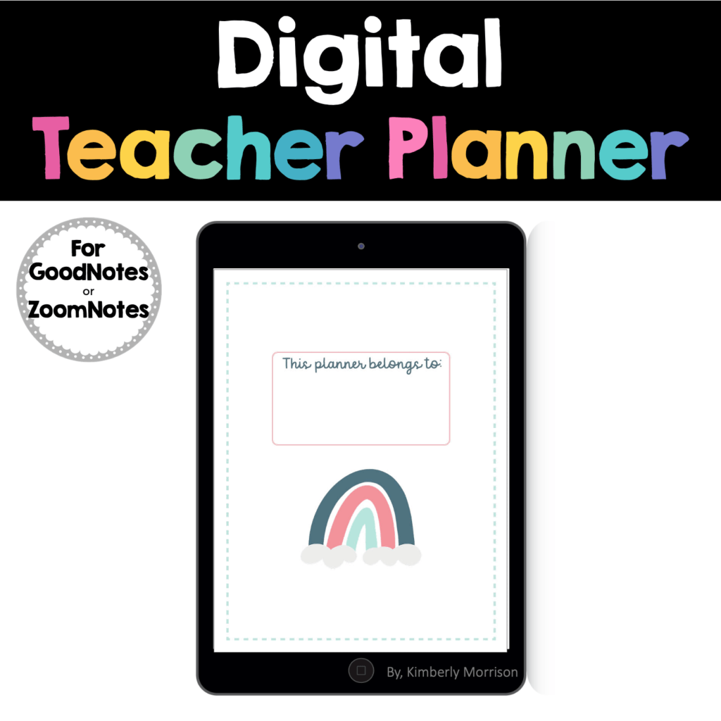 Digital Teacher Planner With Grade Book 20222023 Learning More With